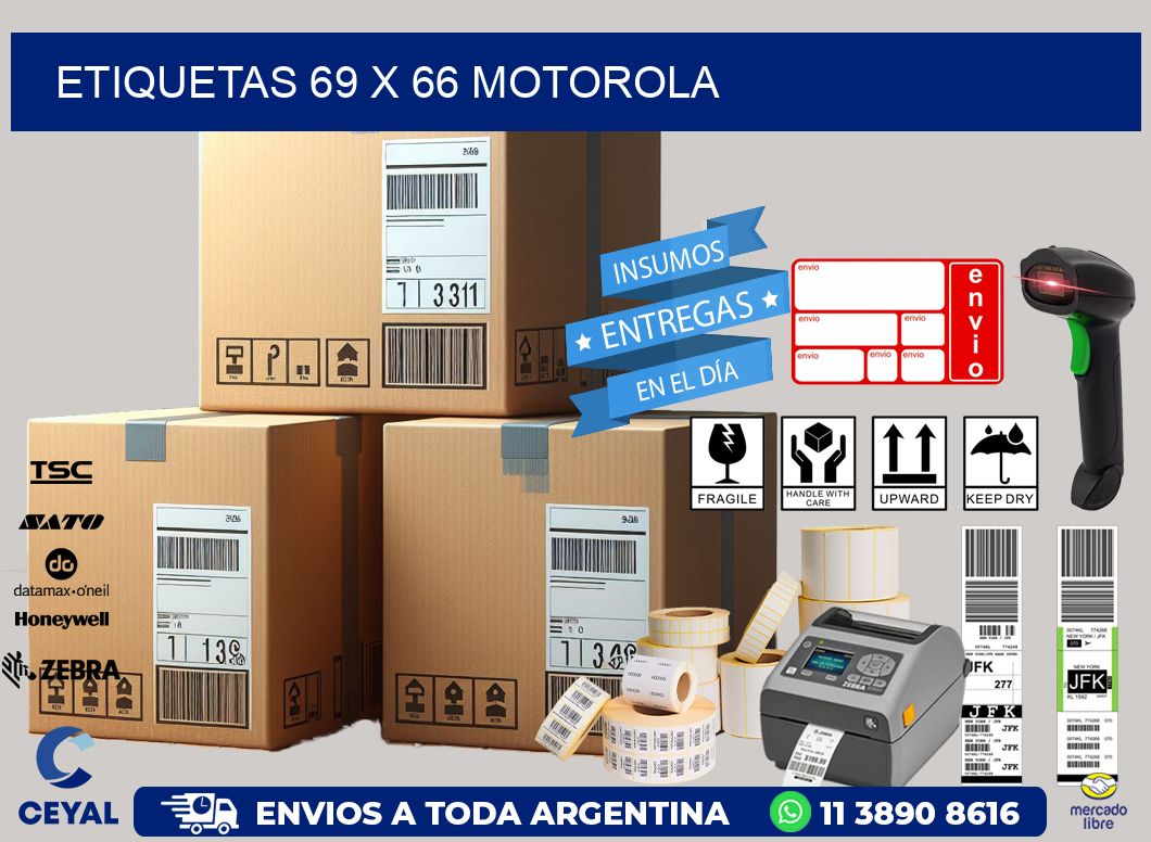 ETIQUETAS 69 x 66 MOTOROLA