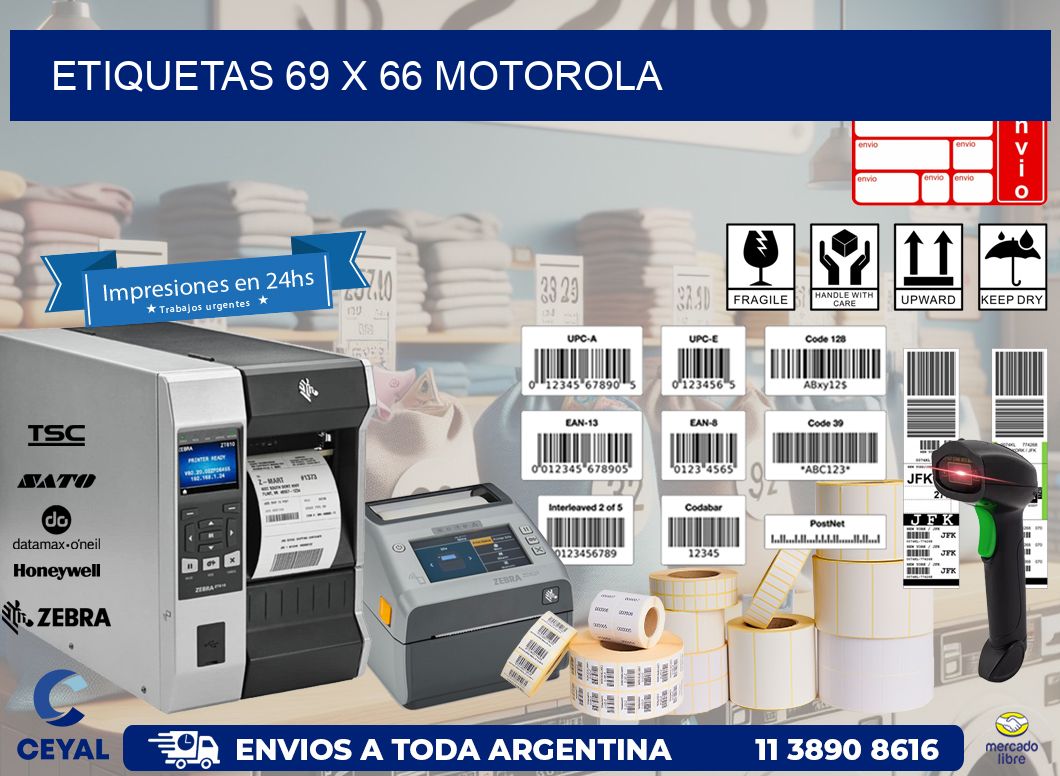 ETIQUETAS 69 x 66 MOTOROLA