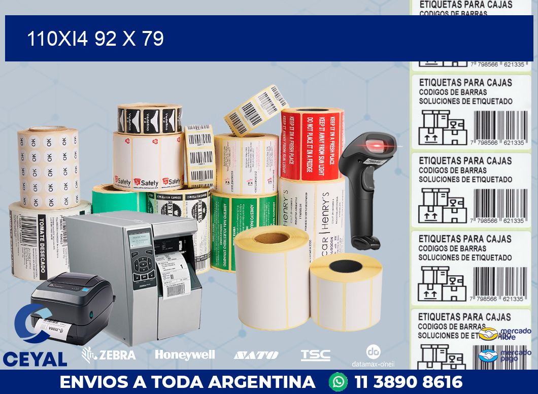 110Xi4 92 x 79