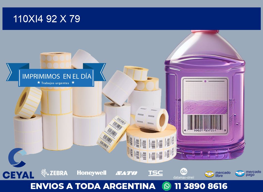 110Xi4 92 x 79