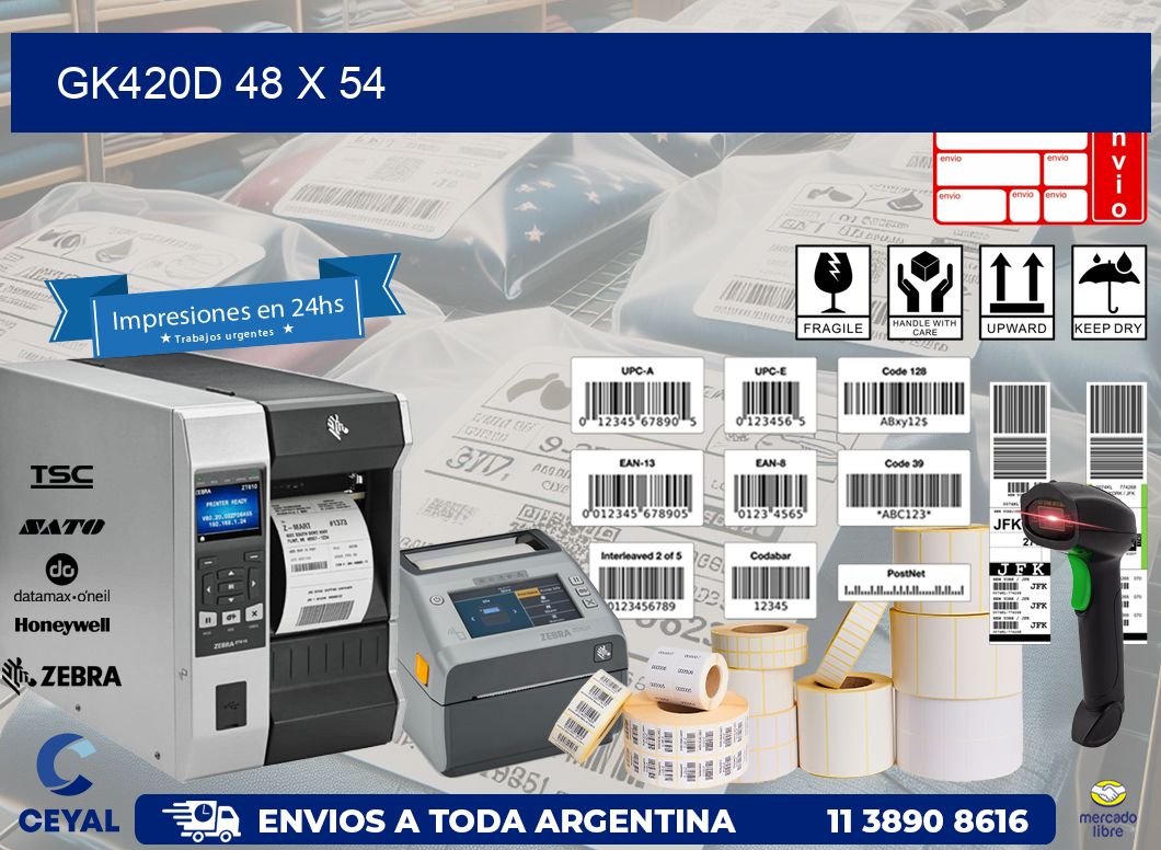 GK420D 48 x 54