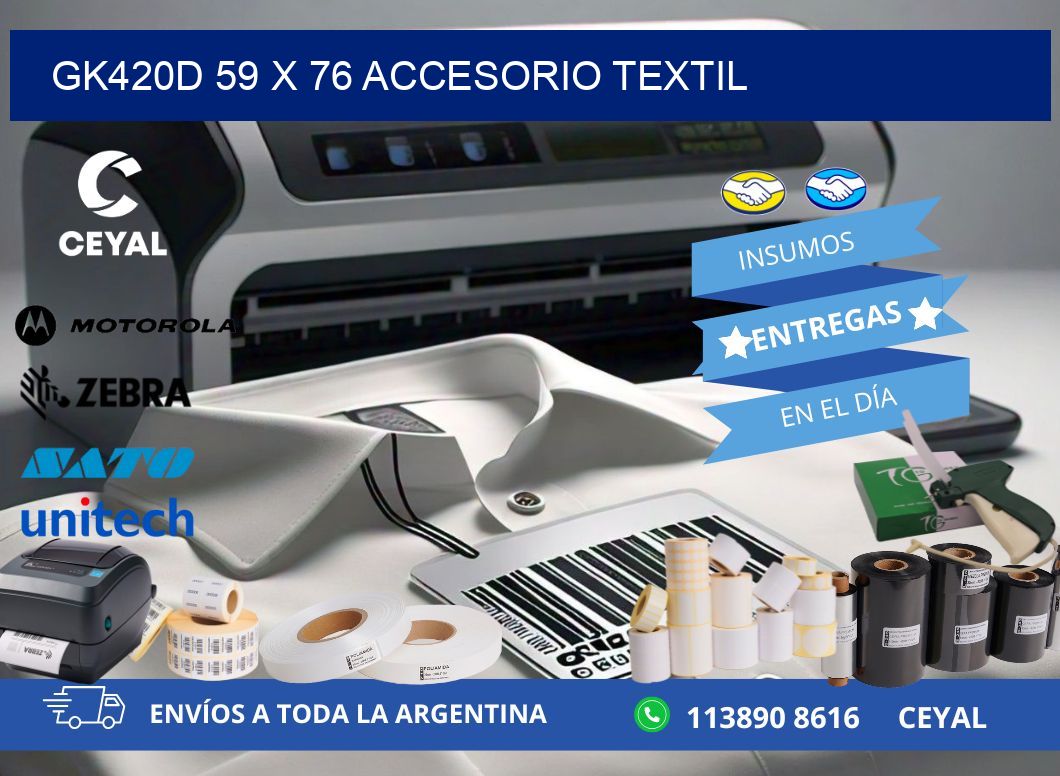 GK420D 59 x 76 ACCESORIO TEXTIL