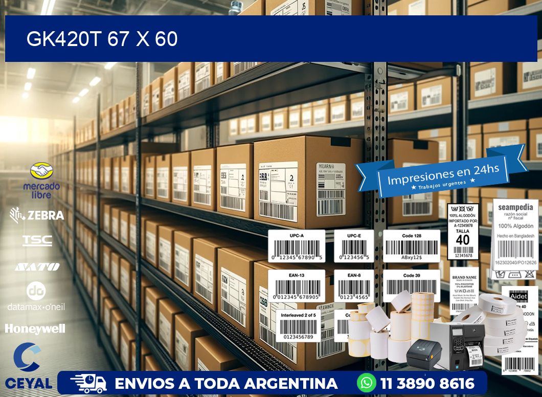 GK420T 67 x 60
