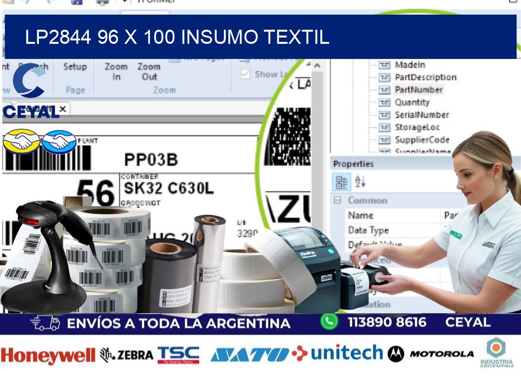 LP2844 96 x 100 INSUMO TEXTIL
