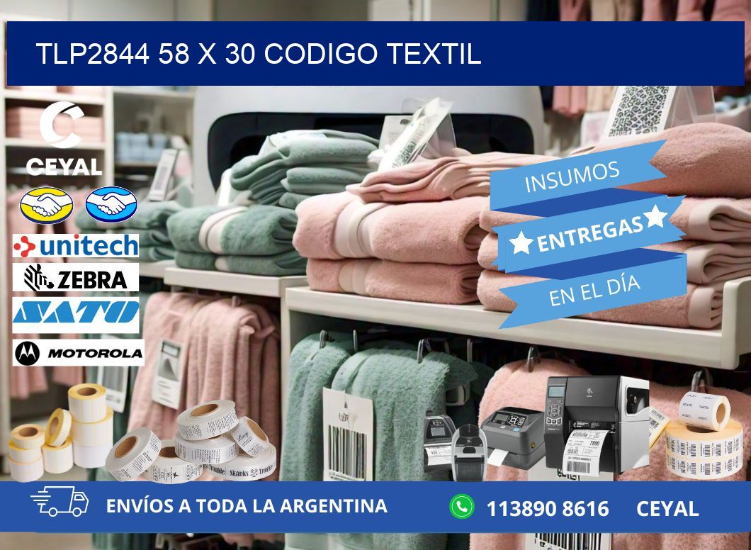 TLP2844 58 x 30 CODIGO TEXTIL