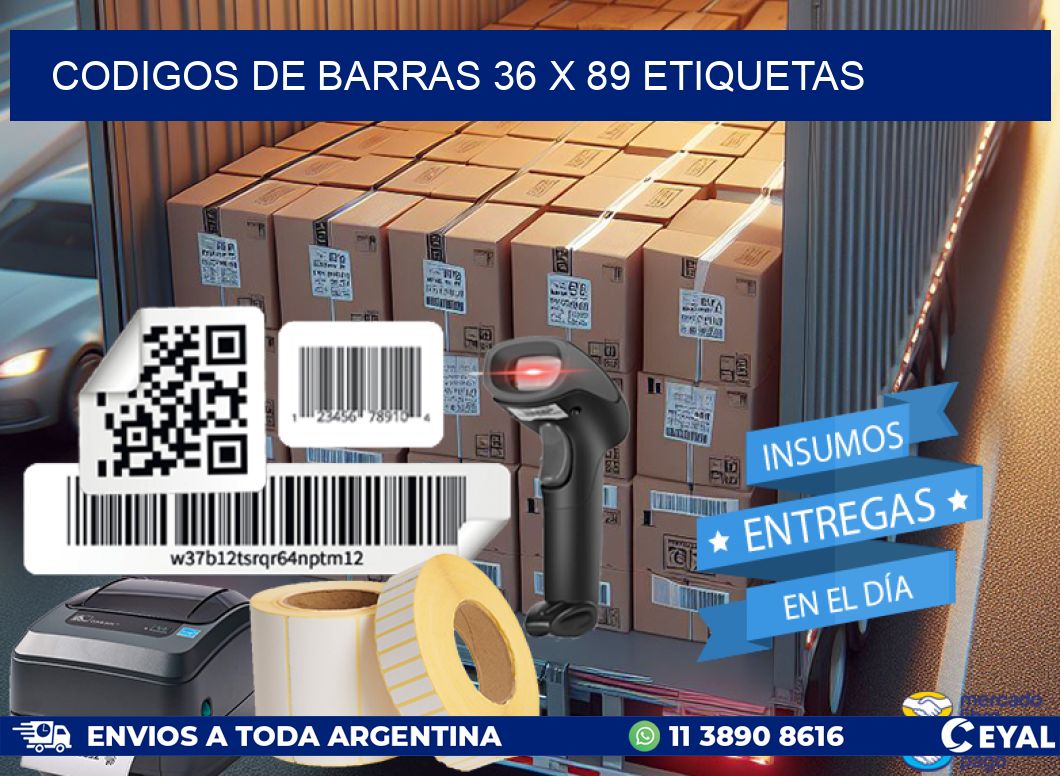codigos de barras 36 x 89 etiquetas