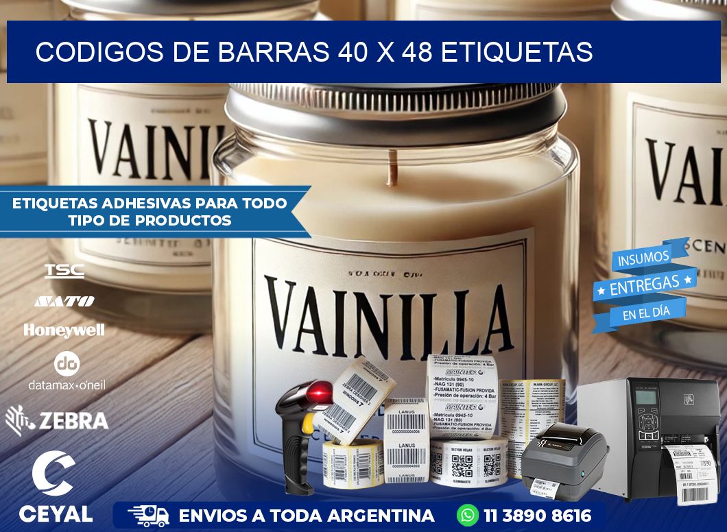 codigos de barras 40 x 48 etiquetas