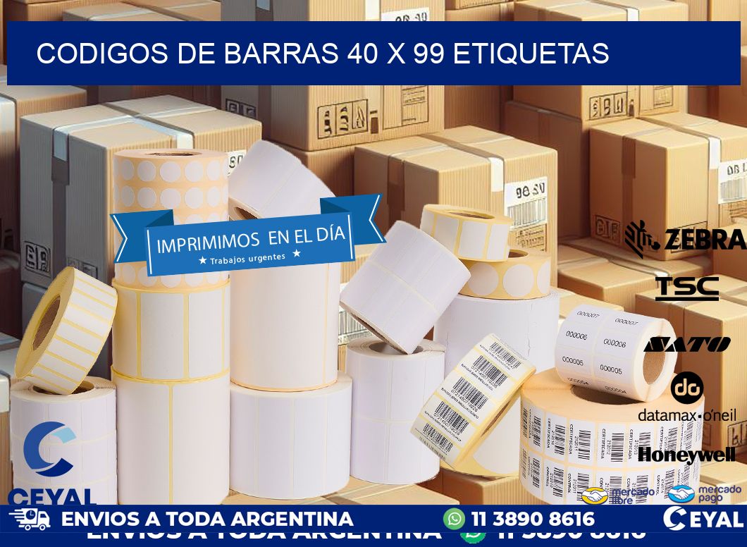 codigos de barras 40 x 99 etiquetas