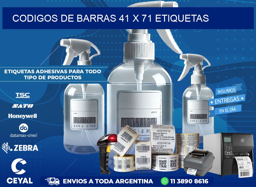 codigos de barras 41 x 71 etiquetas