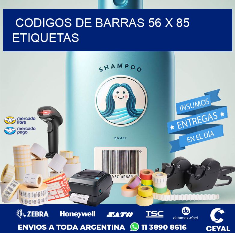 codigos de barras 56 x 85 etiquetas