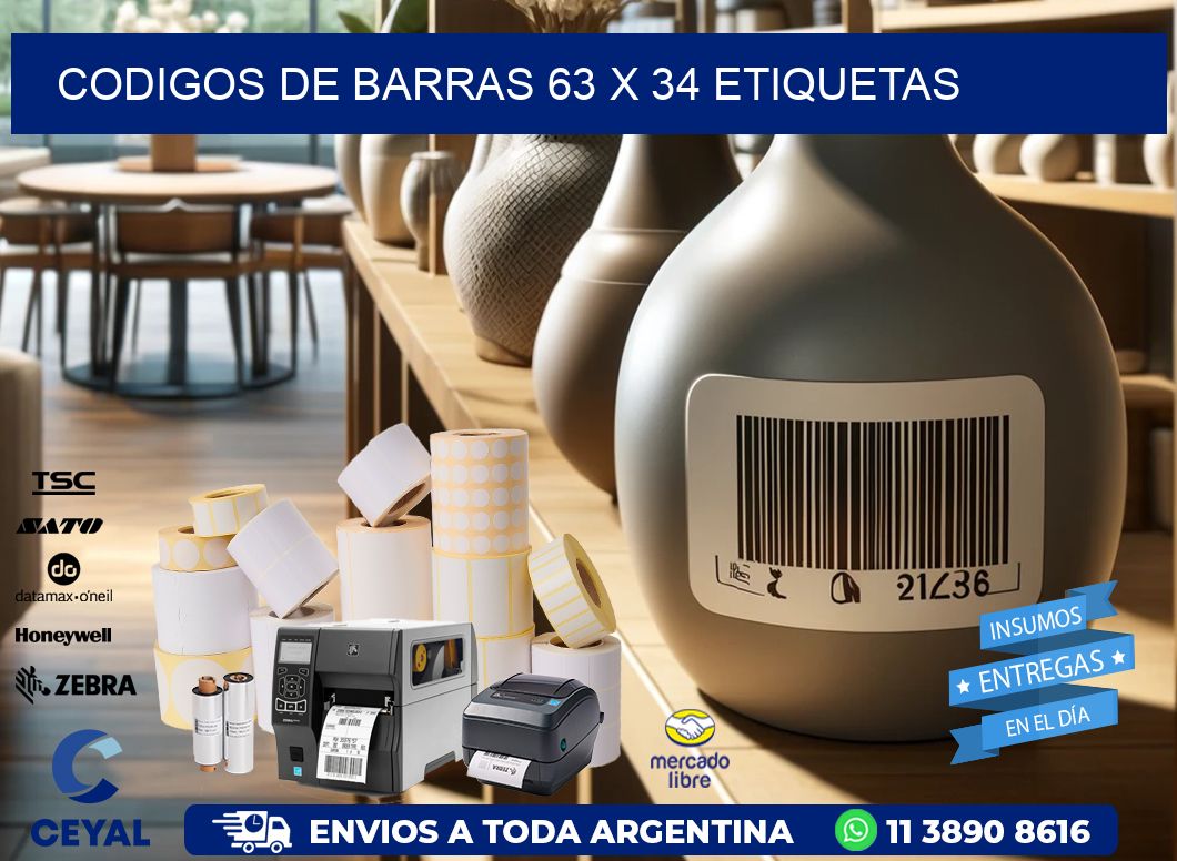 codigos de barras 63 x 34 etiquetas