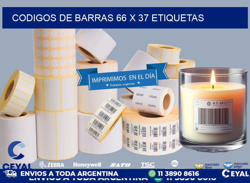 codigos de barras 66 x 37 etiquetas
