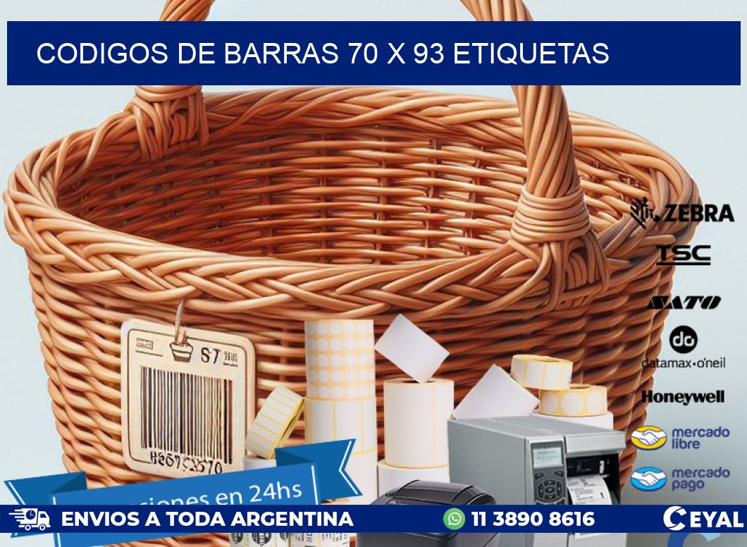 codigos de barras 70 x 93 etiquetas