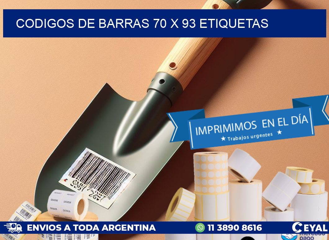 codigos de barras 70 x 93 etiquetas