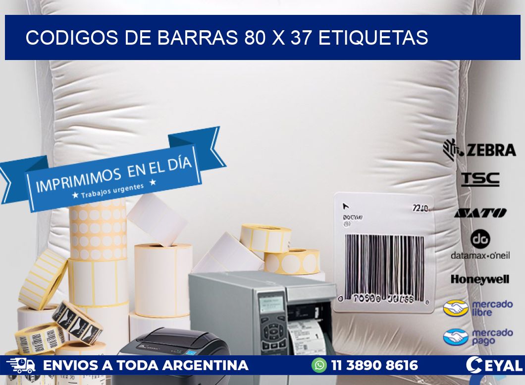 codigos de barras 80 x 37 etiquetas