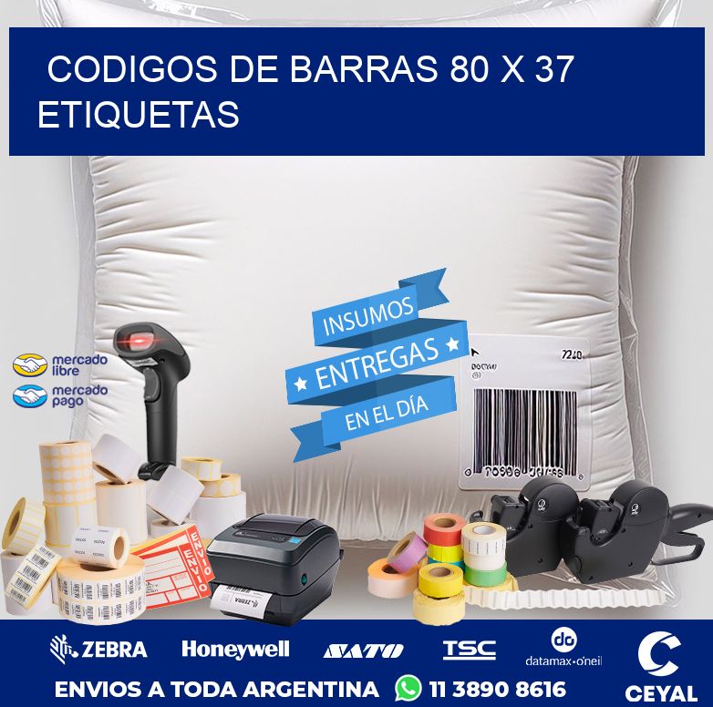 codigos de barras 80 x 37 etiquetas
