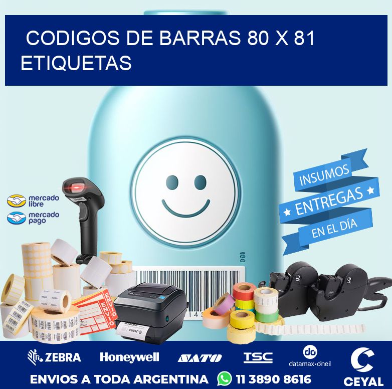 codigos de barras 80 x 81 etiquetas