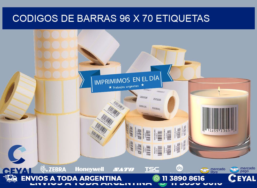 codigos de barras 96 x 70 etiquetas