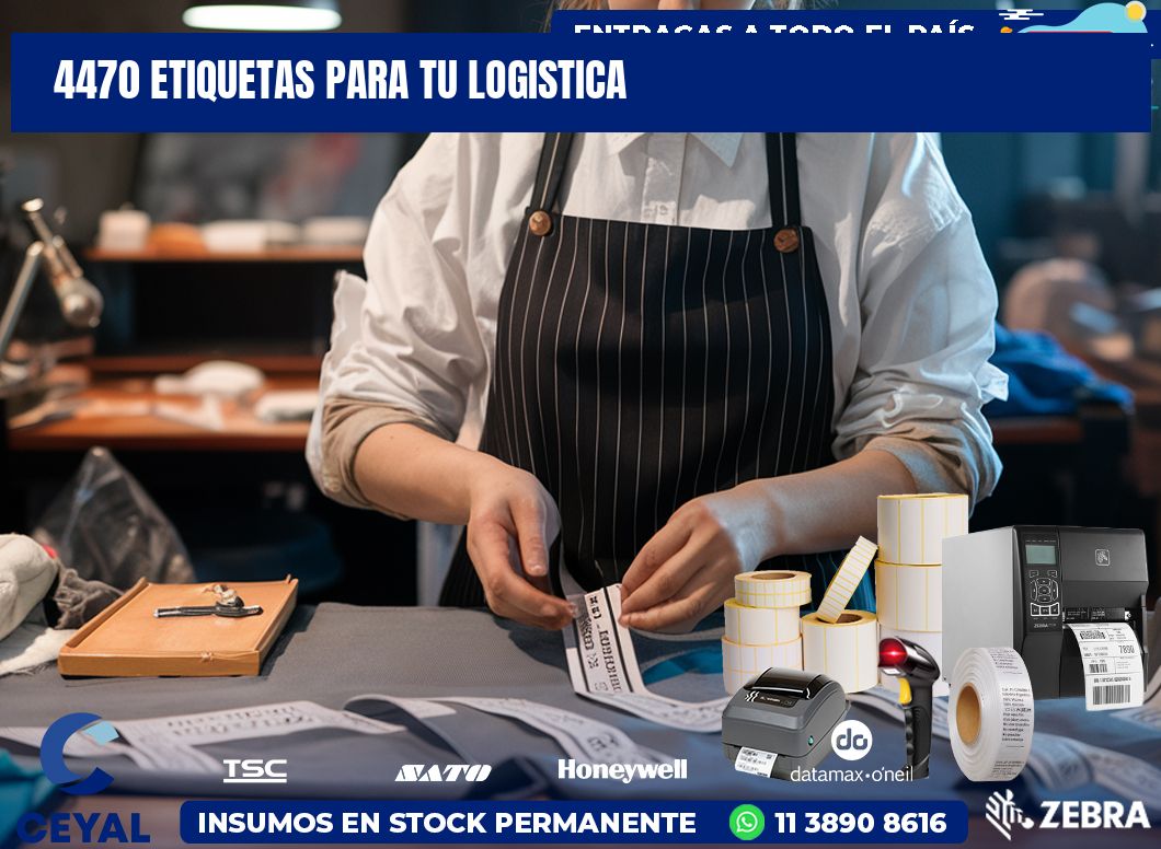 4470 etiquetas para tu logistica