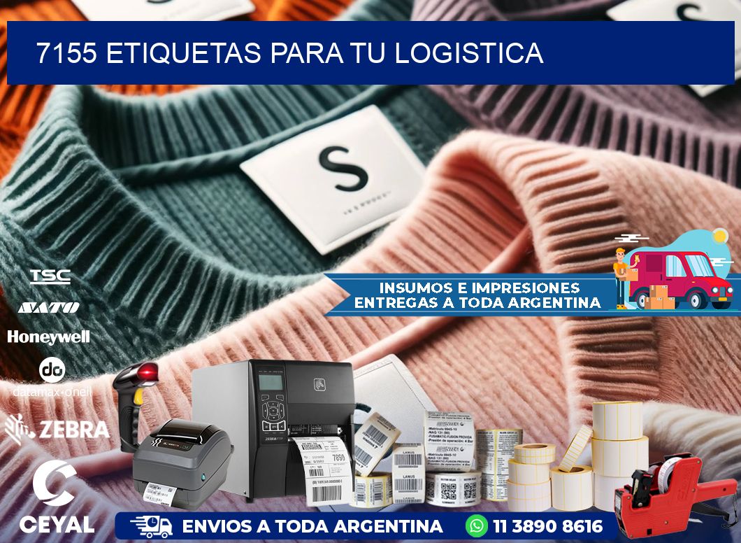 7155 etiquetas para tu logistica