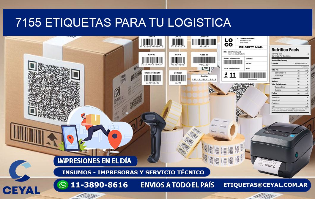 7155 etiquetas para tu logistica