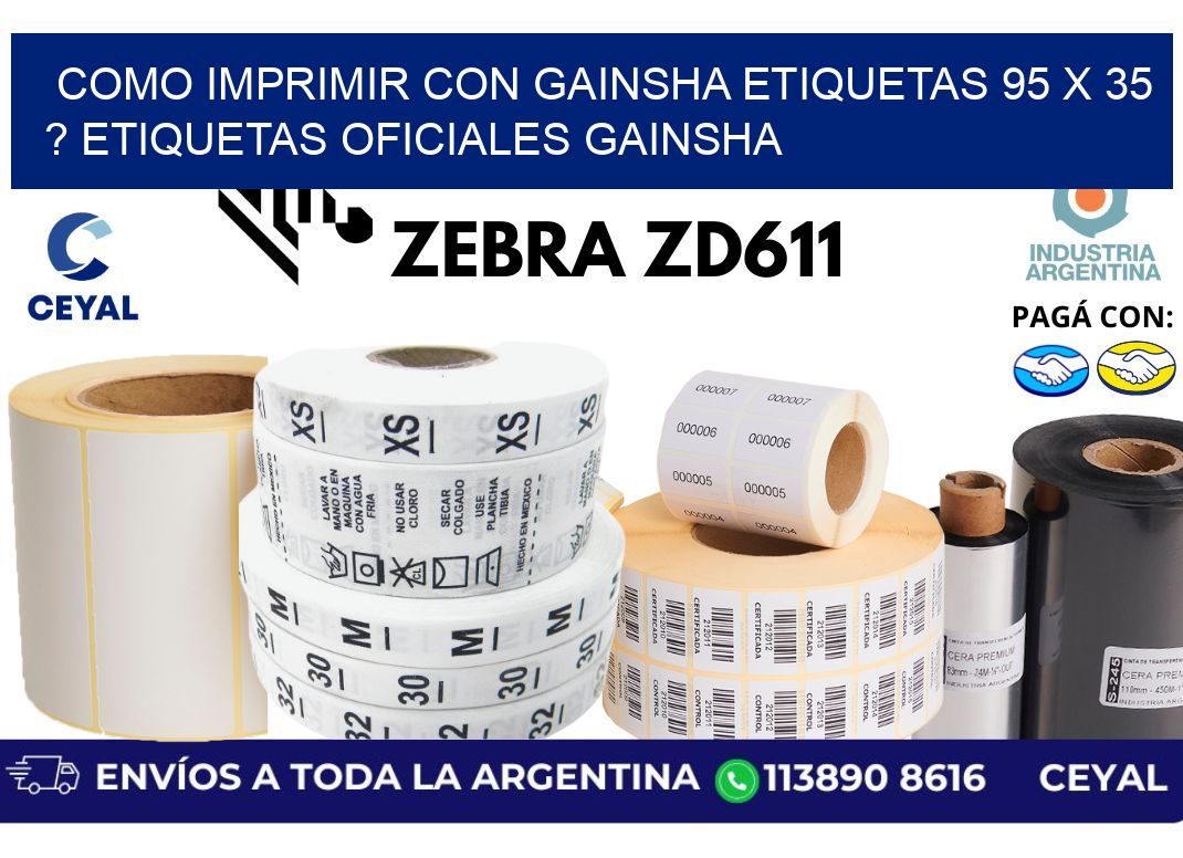 como imprimir con gainsha etiquetas 95 x 35 ? etiquetas oficiales gainsha