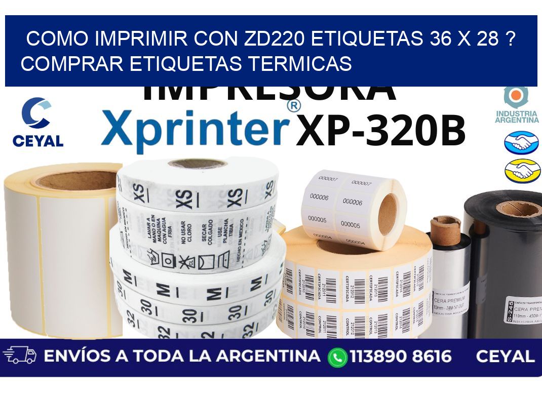 como imprimir con zd220 etiquetas 36 x 28 ? Comprar Etiquetas termicas