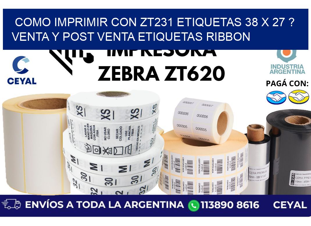 como imprimir con zt231 etiquetas 38 x 27 ? Venta y post venta etiquetas ribbon