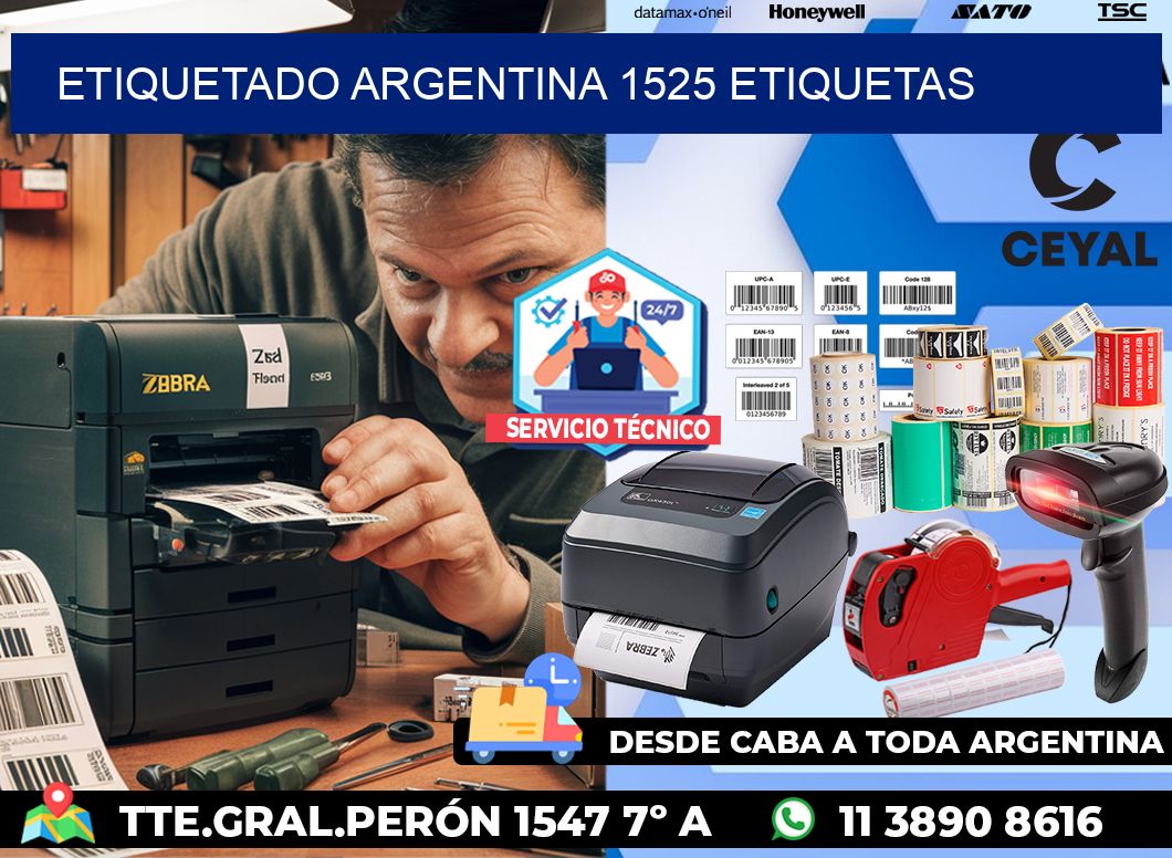 etiquetado argentina 1525 etiquetas