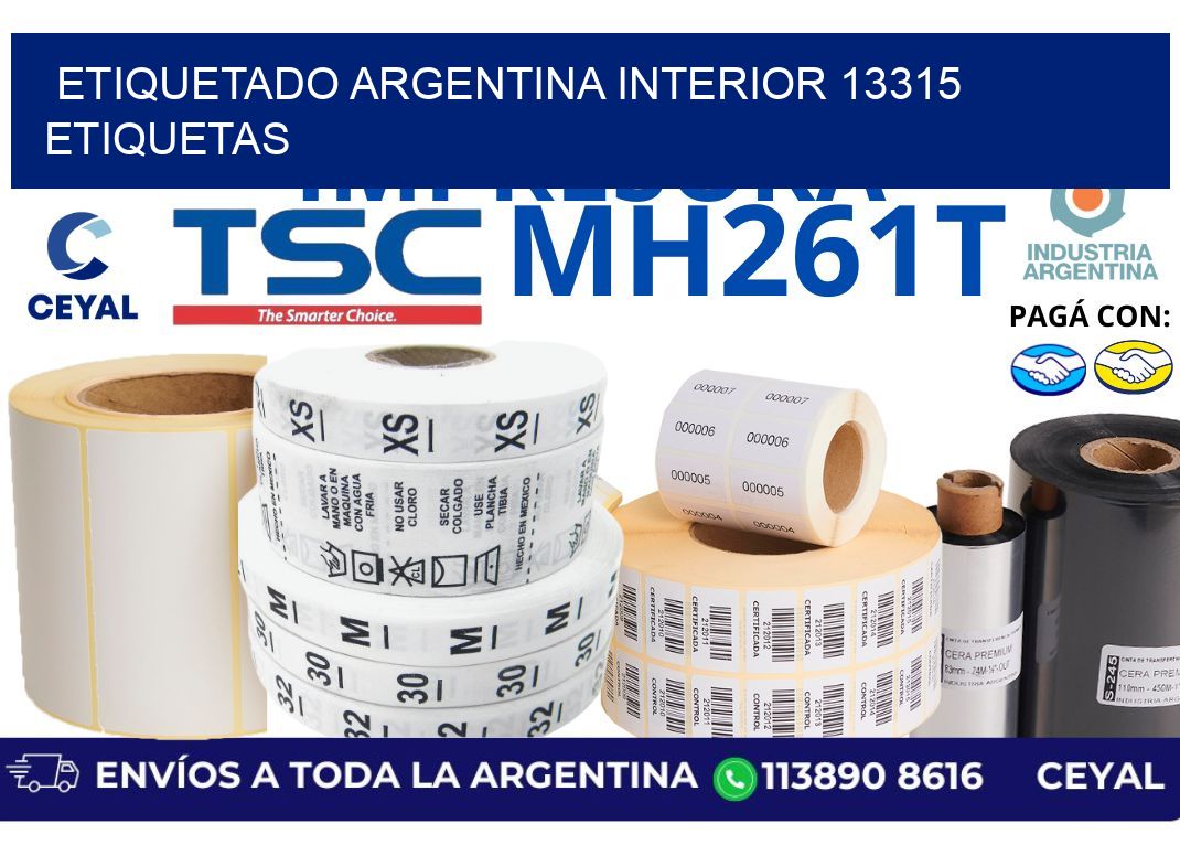 etiquetado argentina interior 13315 etiquetas