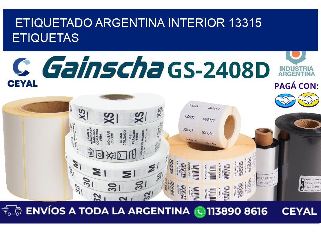 etiquetado argentina interior 13315 etiquetas