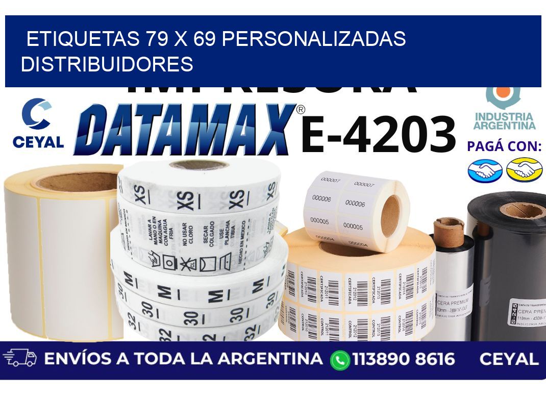 etiquetas 79 x 69 personalizadas distribuidores
