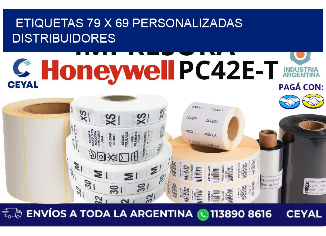 etiquetas 79 x 69 personalizadas distribuidores