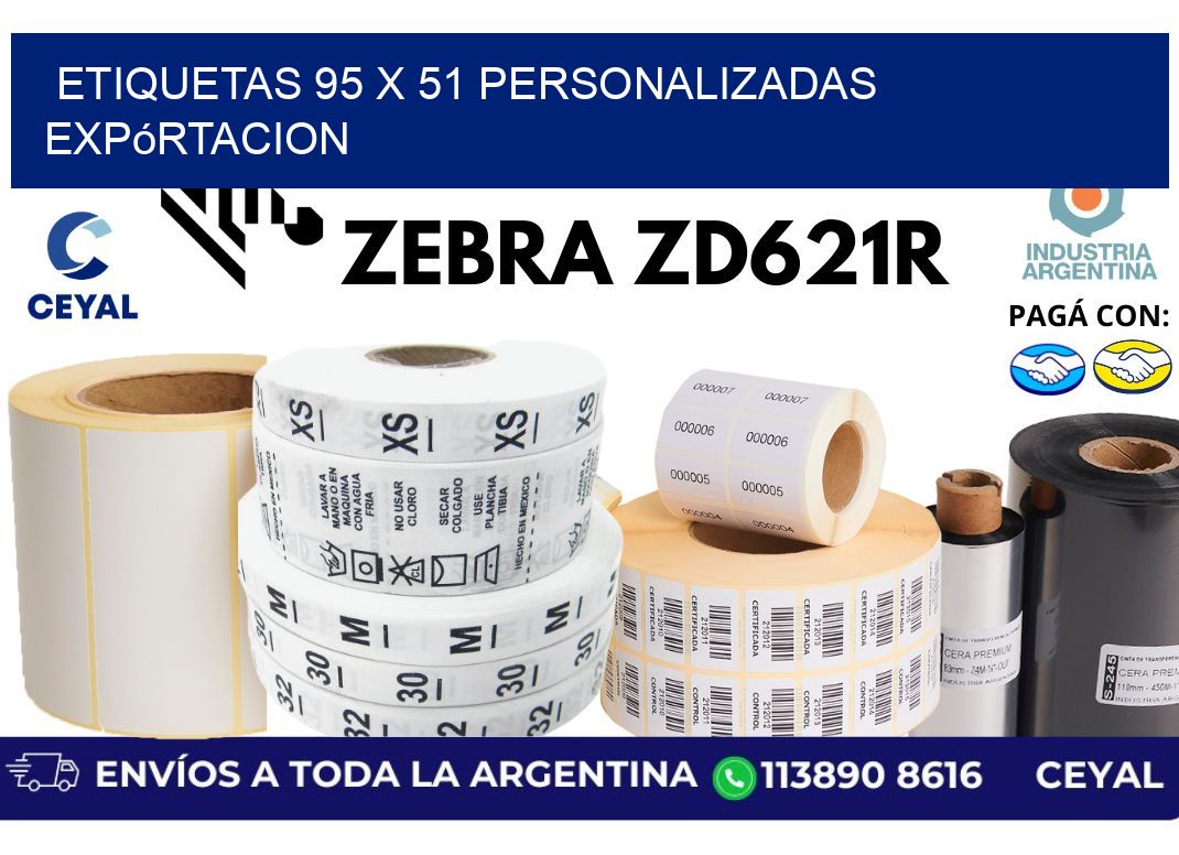 etiquetas 95 x 51 personalizadas expórtacion