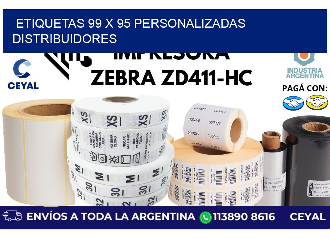 etiquetas 99 x 95 personalizadas distribuidores