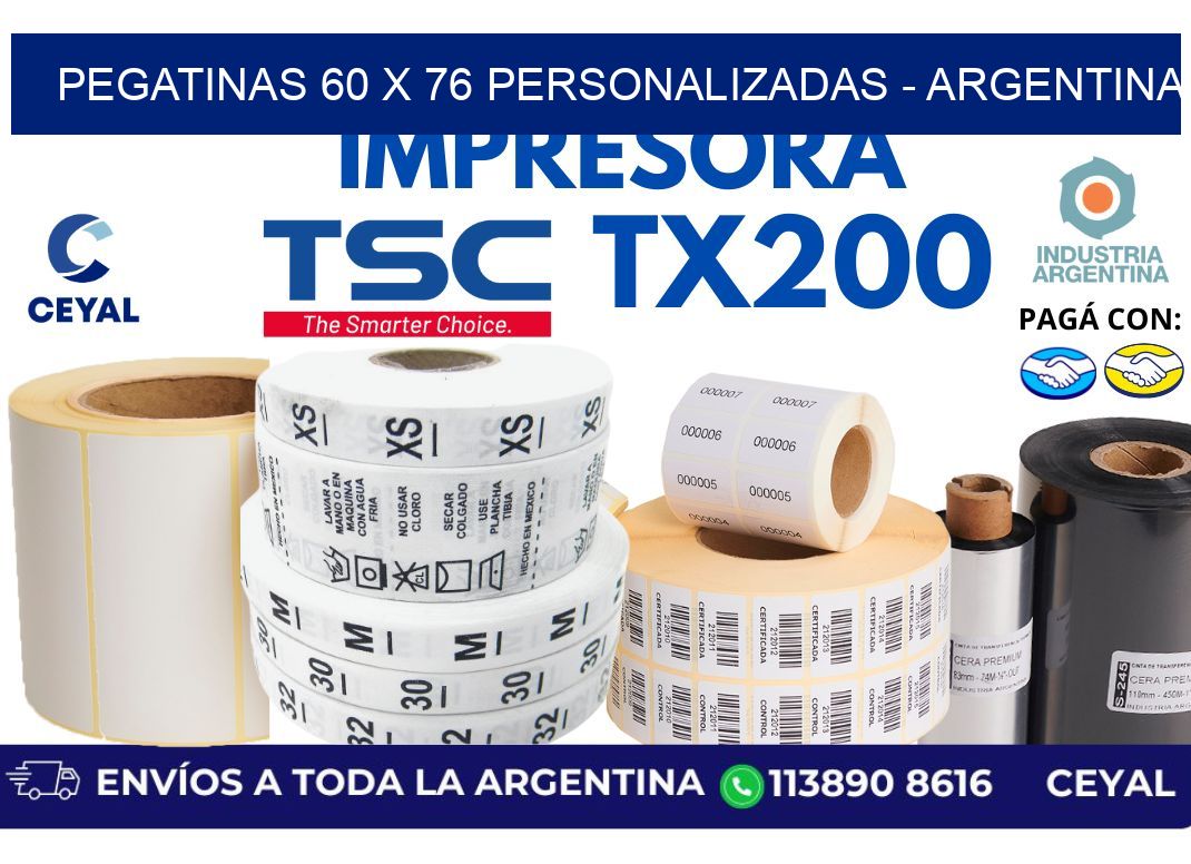 pegatinas 60 x 76 personalizadas - Argentina