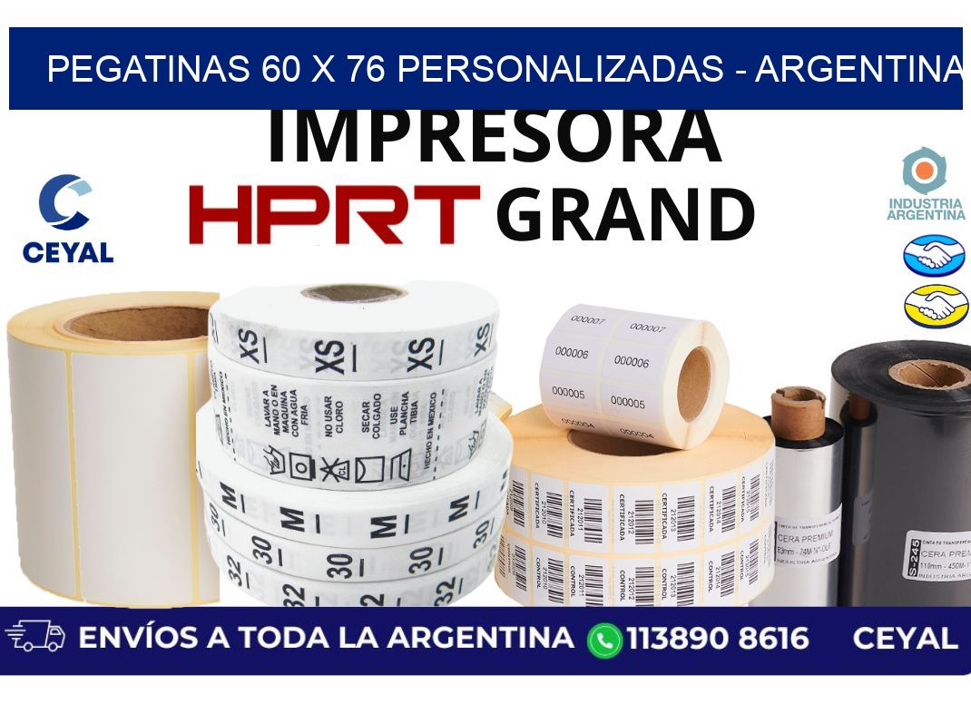 pegatinas 60 x 76 personalizadas – Argentina