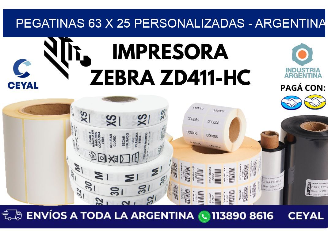 pegatinas 63 x 25 personalizadas – Argentina