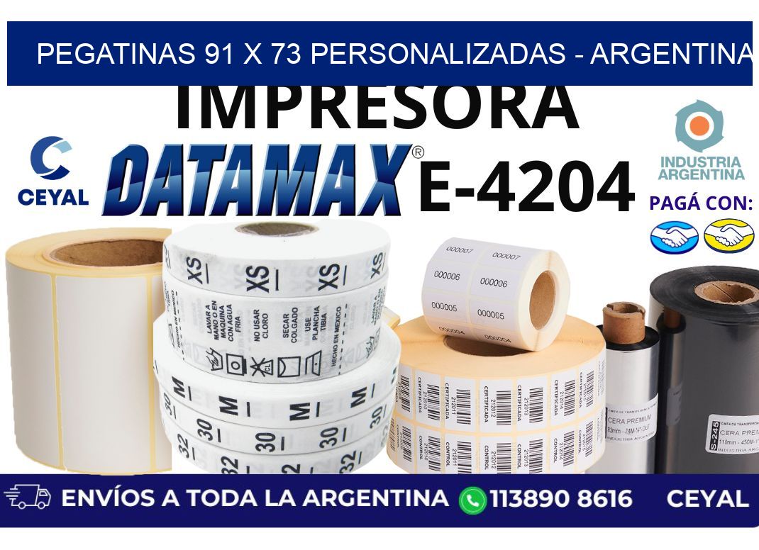 pegatinas 91 x 73 personalizadas – Argentina