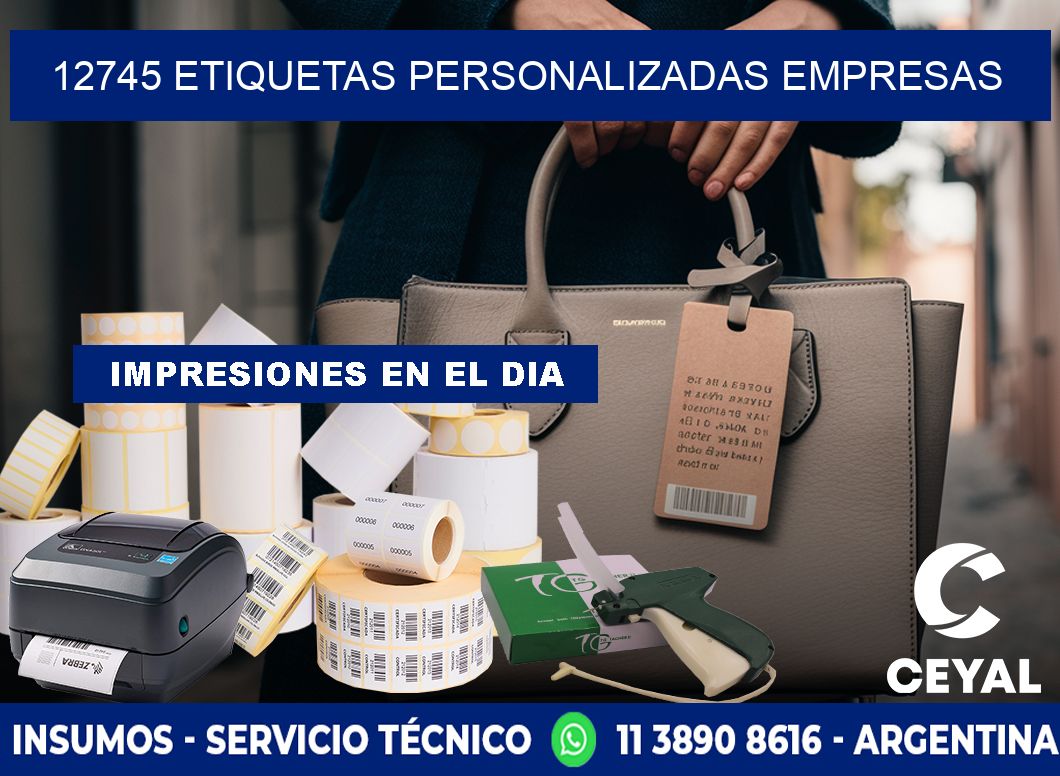 12745 Etiquetas personalizadas empresas