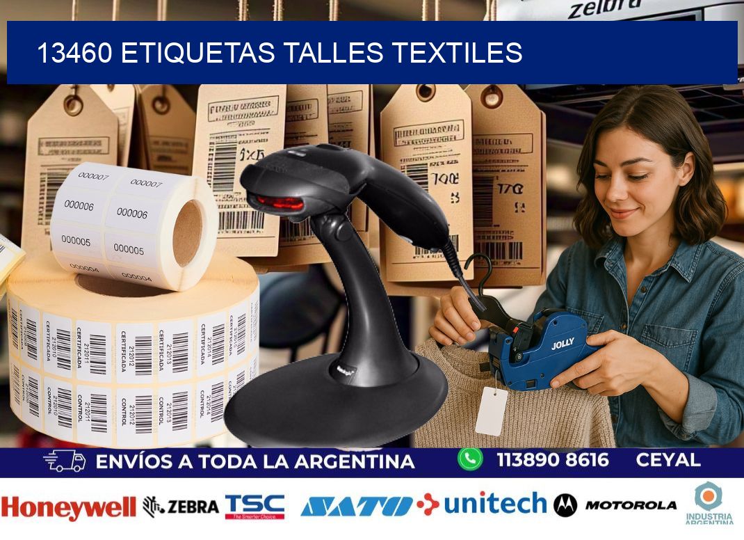 13460 ETIQUETAS TALLES TEXTILES