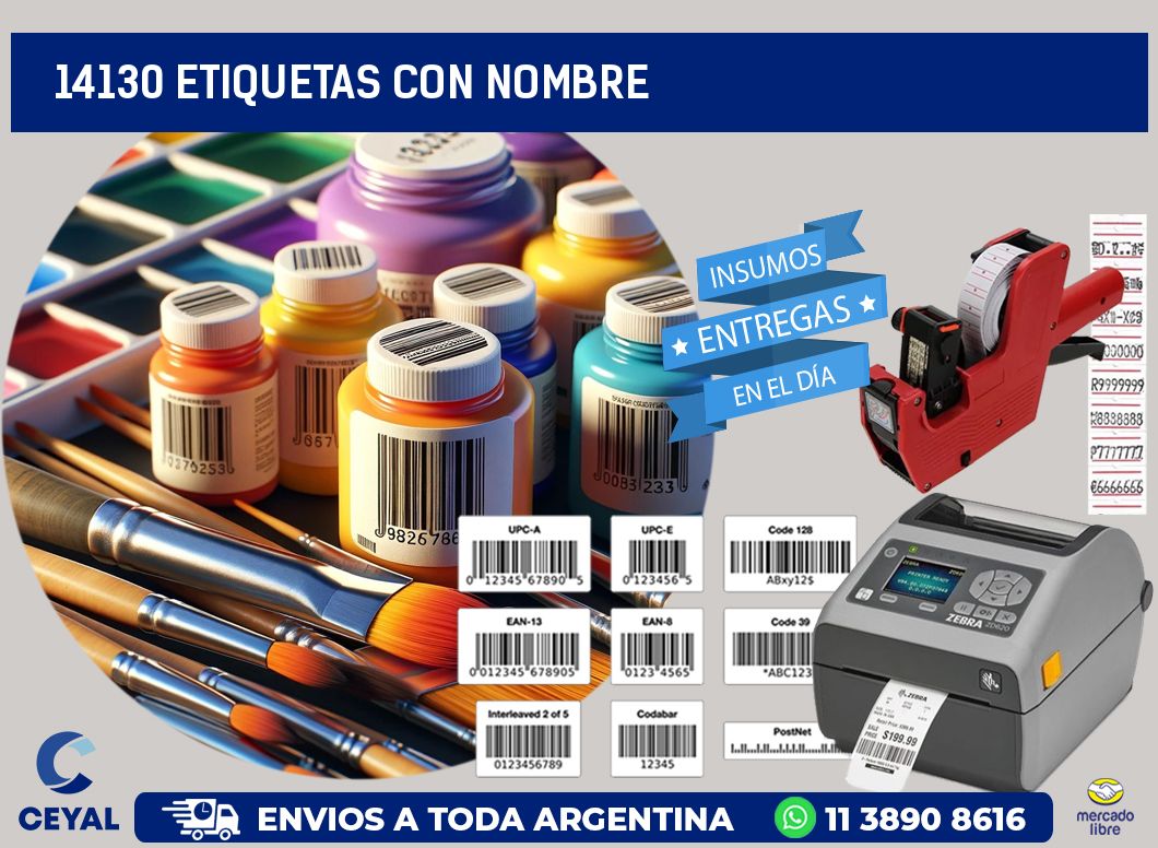 14130 etiquetas con nombre