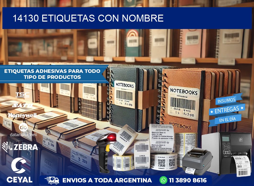 14130 etiquetas con nombre