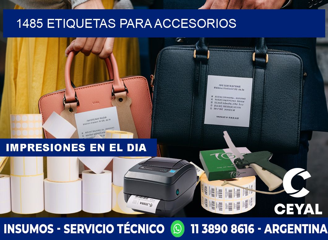 1485 Etiquetas para accesorios