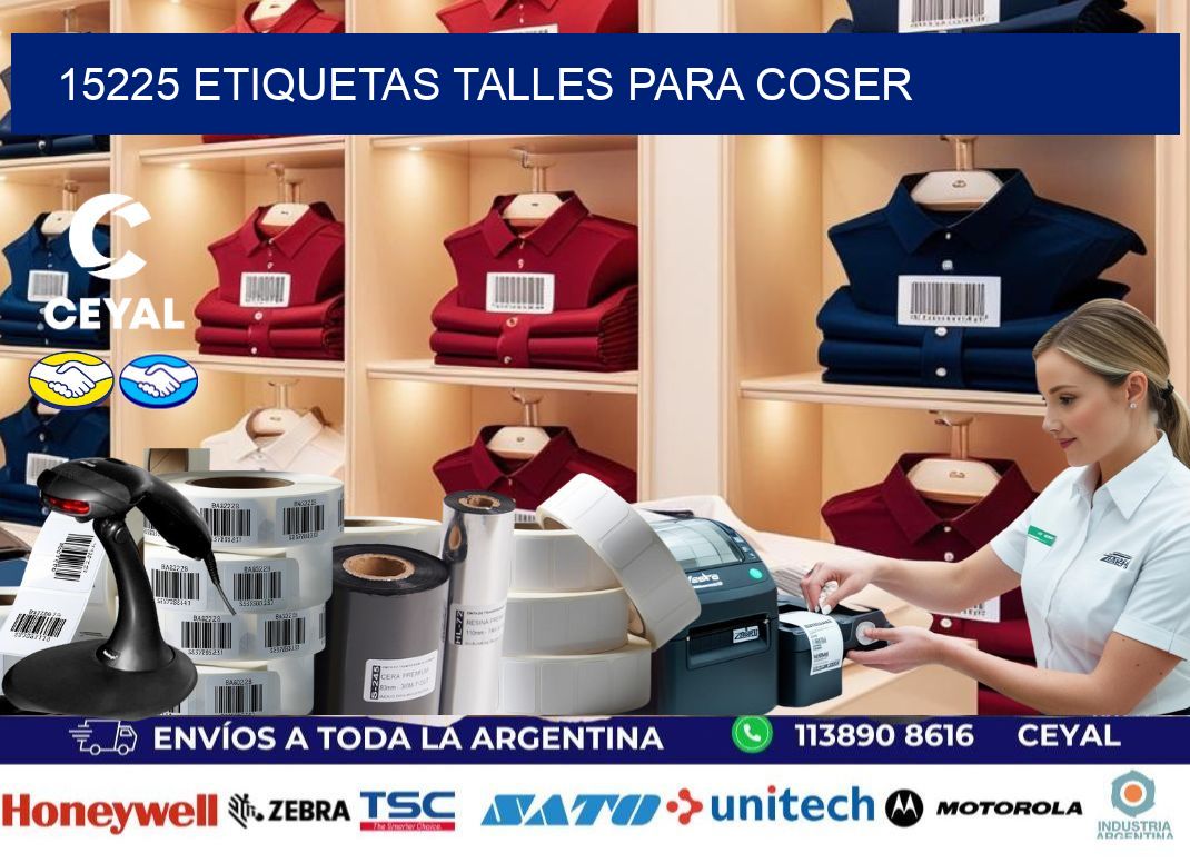 15225 ETIQUETAS TALLES PARA COSER