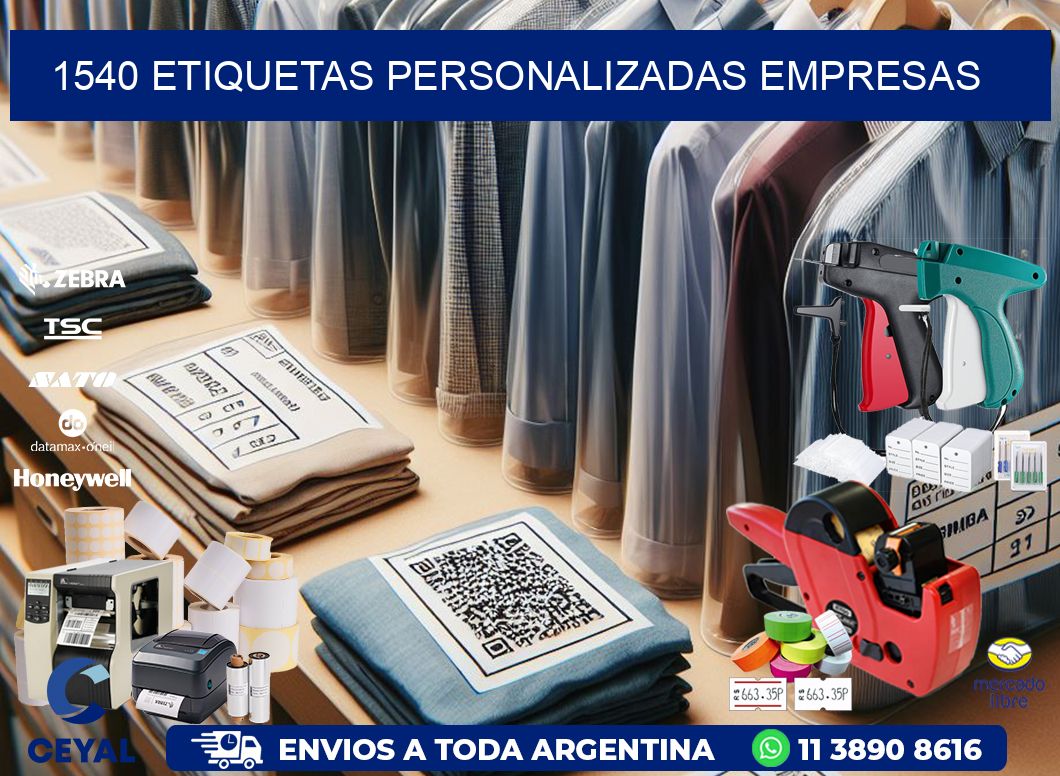 1540 Etiquetas personalizadas empresas