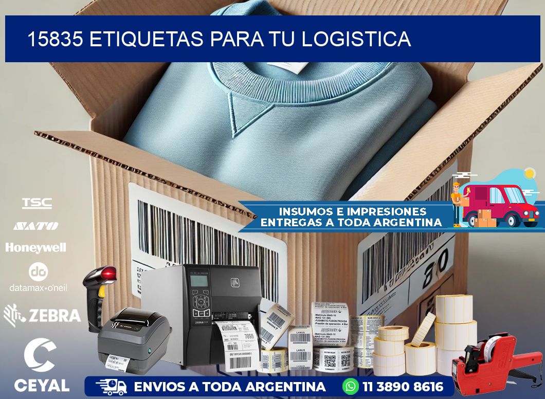 15835 etiquetas para tu logistica