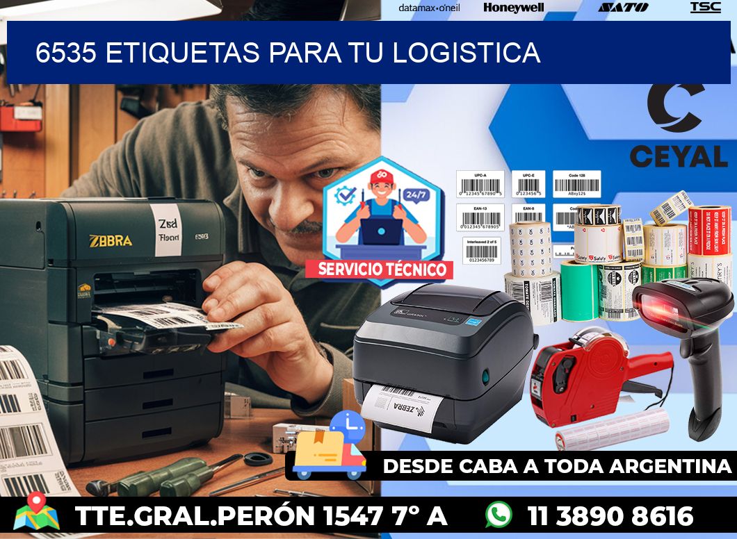 6535 etiquetas para tu logistica