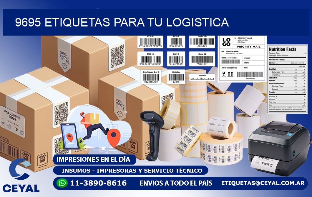 9695 etiquetas para tu logistica