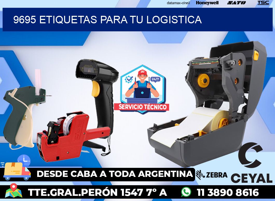 9695 etiquetas para tu logistica